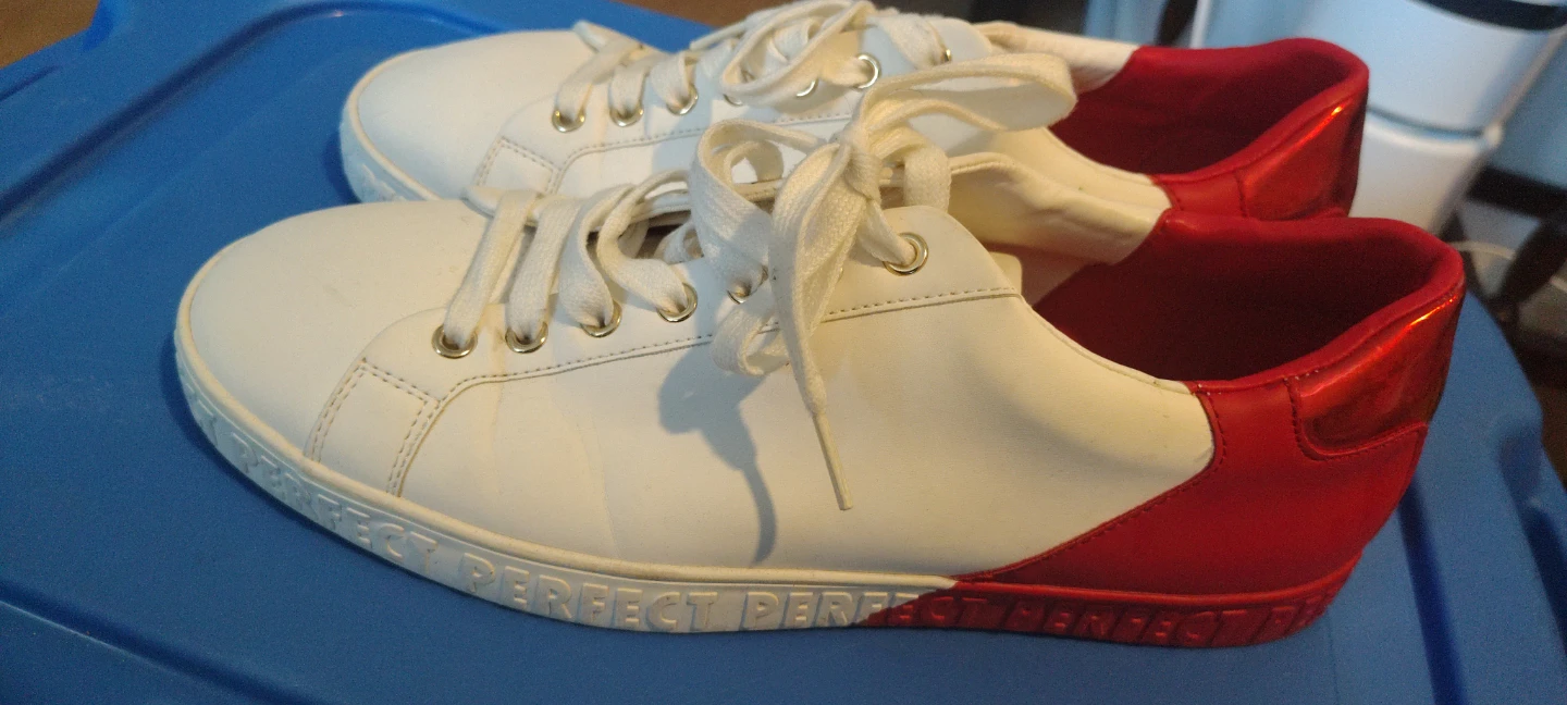 White and Red PERFECT Sneakers - photo 2