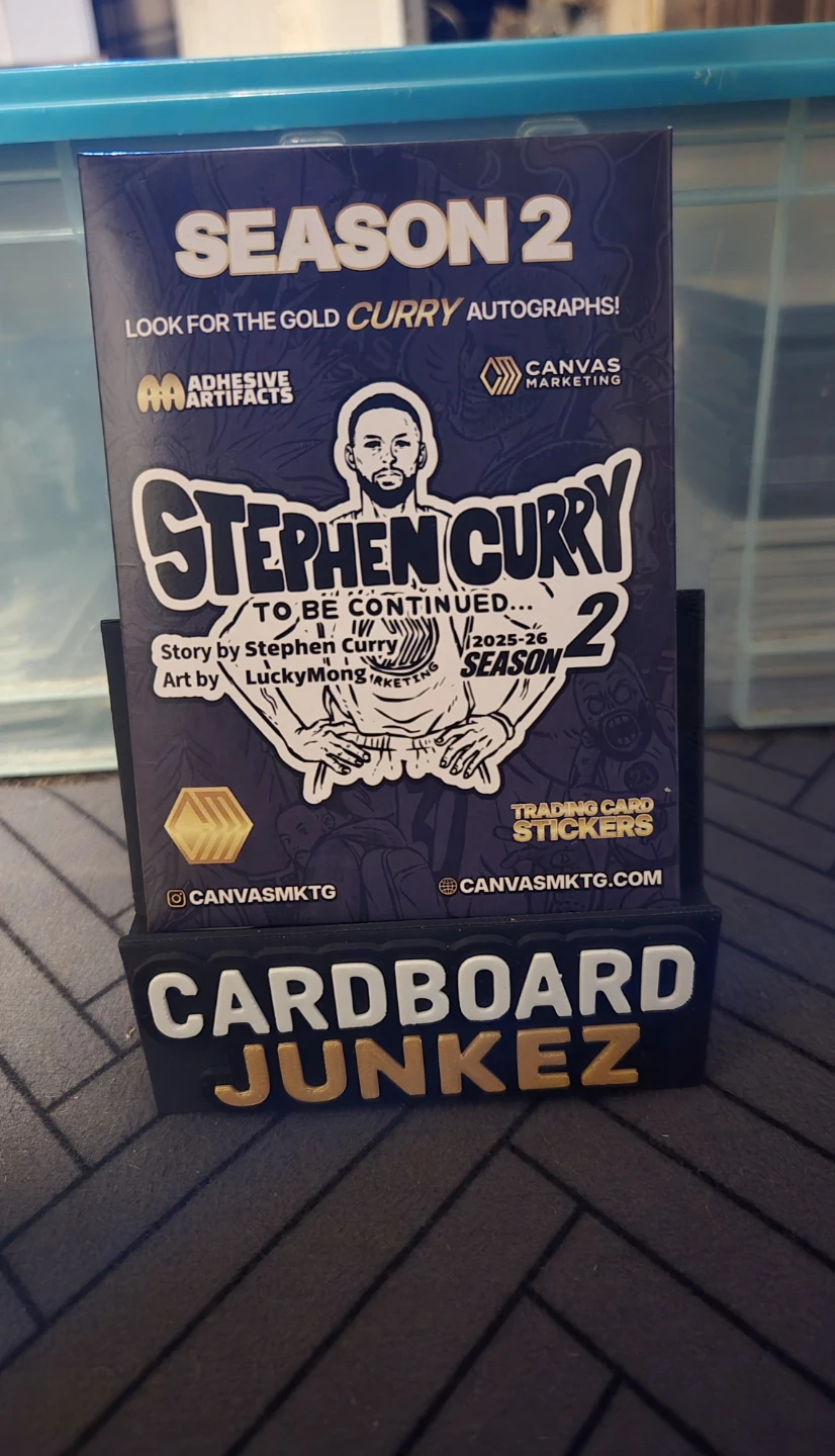 Canvas Marketing Stephen Curry Season 2 Trading Card
