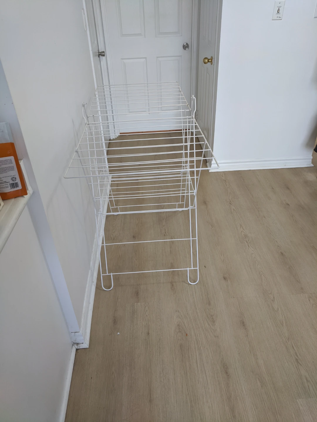 White Folding Drying Rack - photo 2