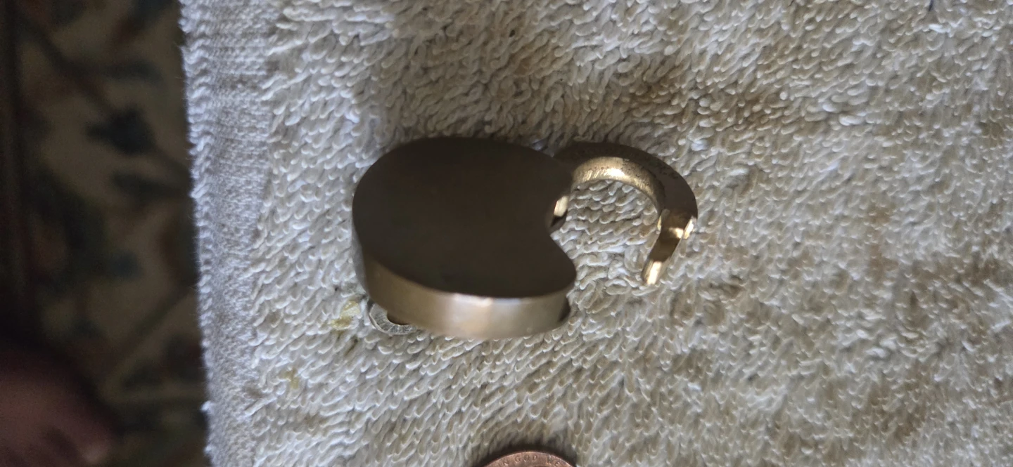 Vintage Brass Padlock - photo 2
