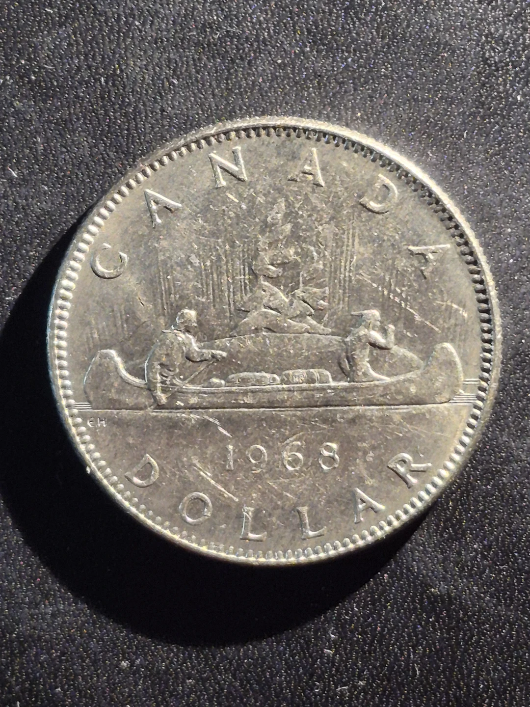 1968 Canadian Dollar Coin - photo 3