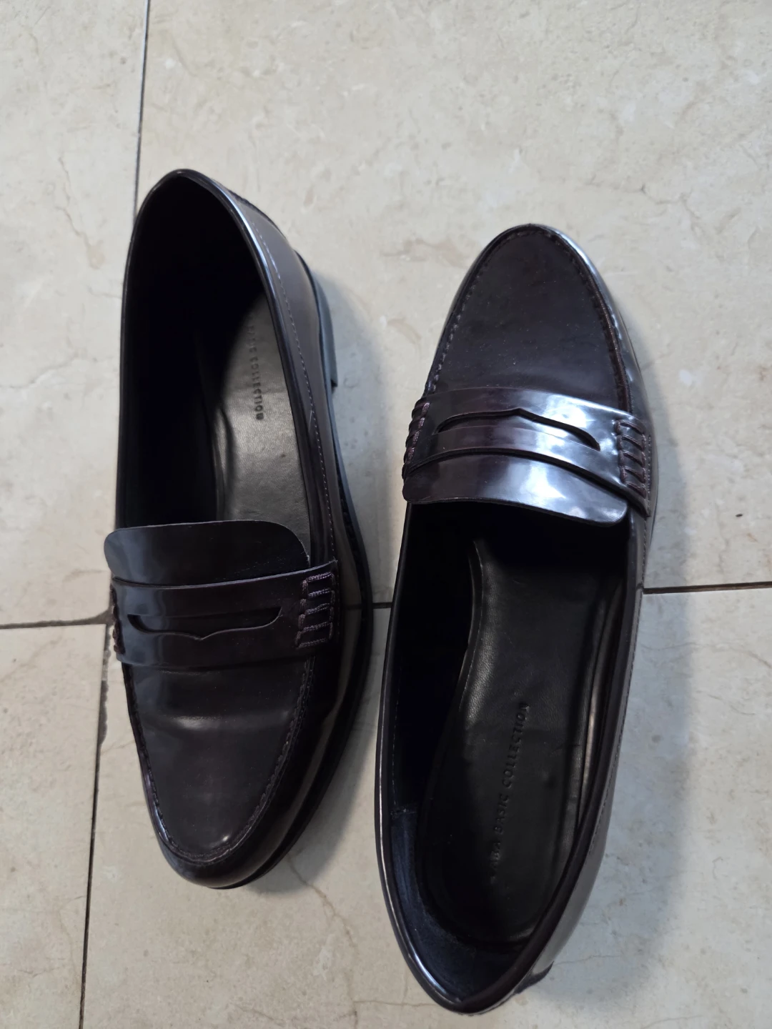 Dark Maroon Zara Flats - photo 4