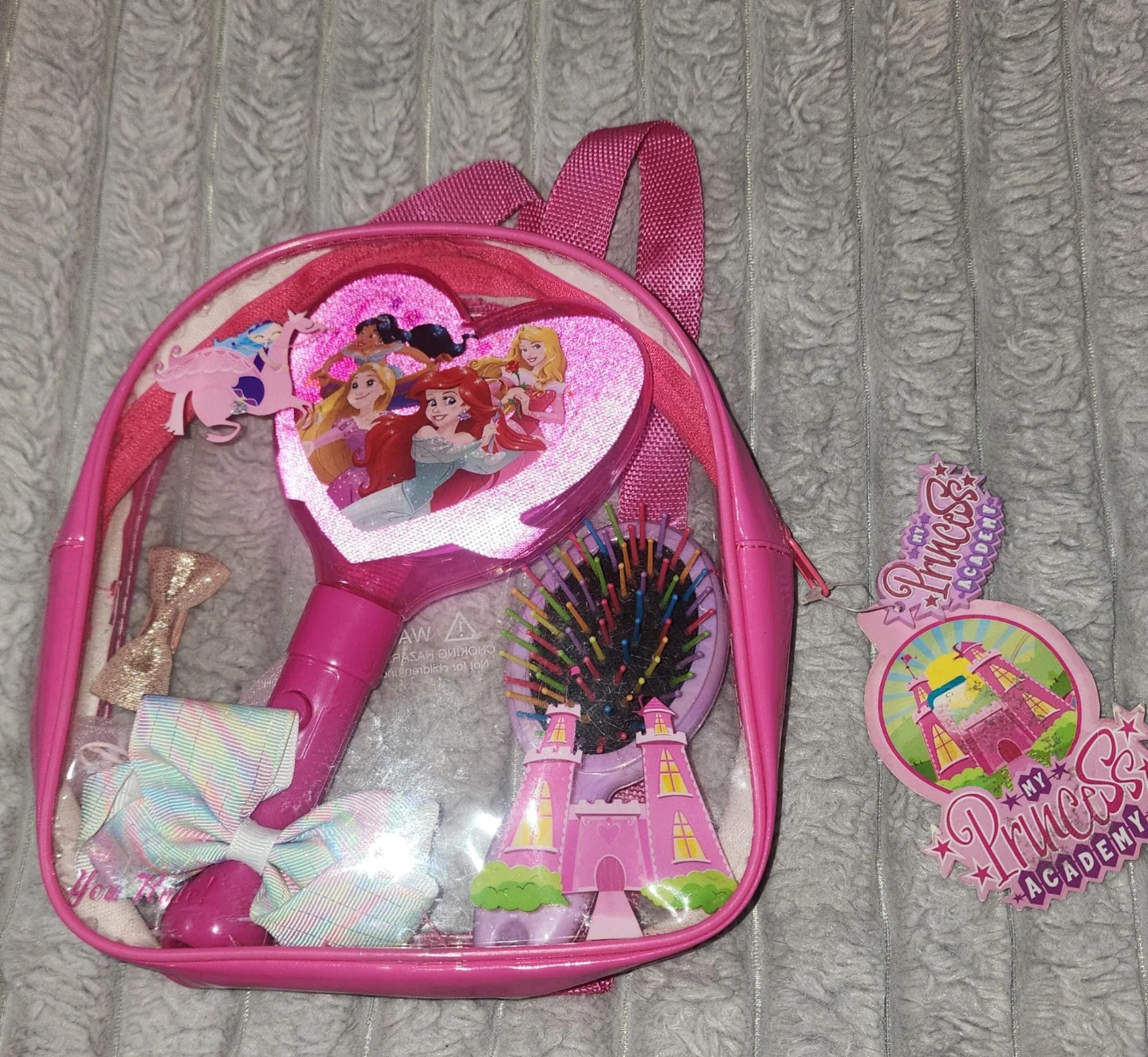 Disney Princess Toy Set with Backpack and Mirror