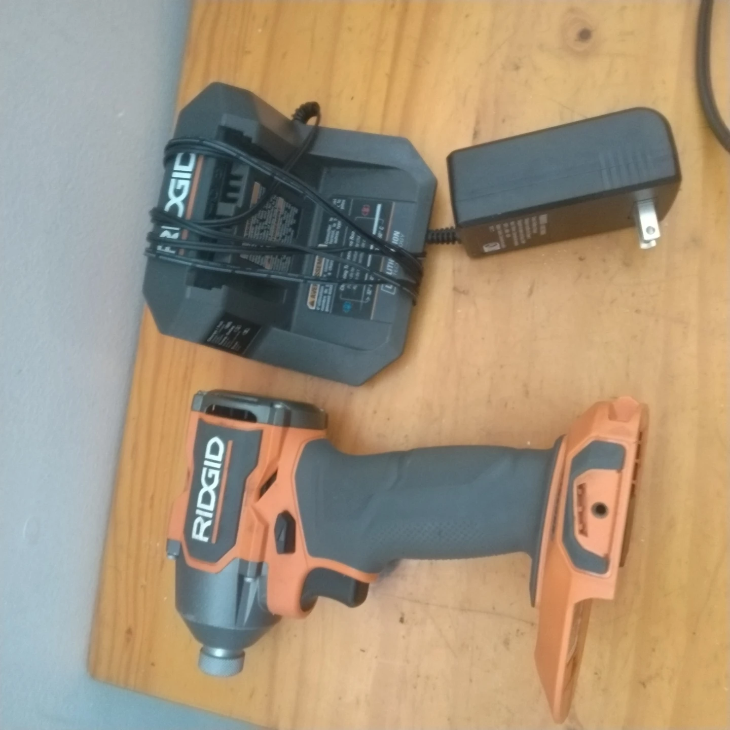 New drill and charger no battery