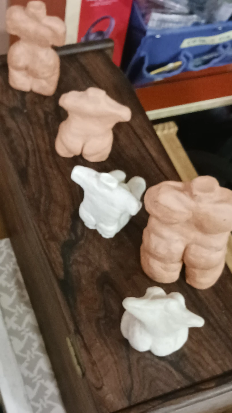 Handmade Clay Torso Figurines (Set of 5) - photo 2