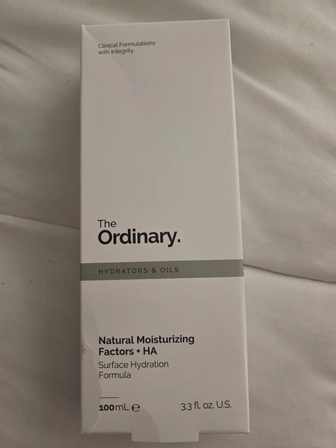 The Ordinary Natural Moisturizing Factors + HA moisturizer