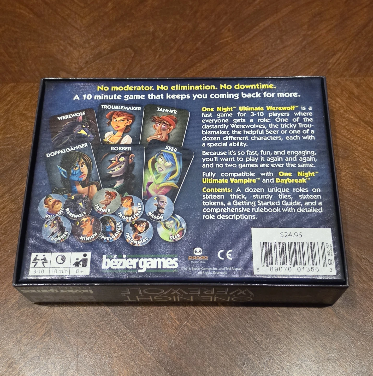 One Night Ultimate Werewolf Board Game - photo 2
