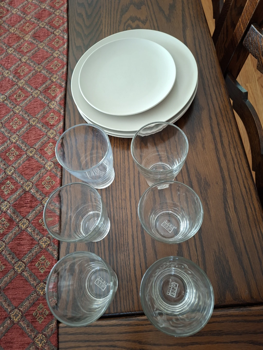 IKEA 365+ Glasses and Plates Set