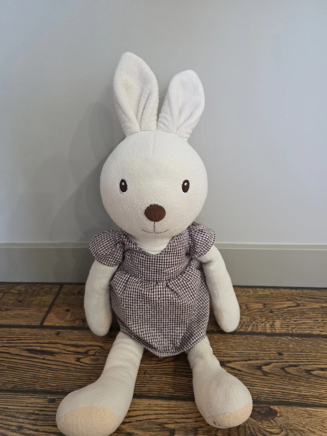 White Plush Bunny Stuffed Animal