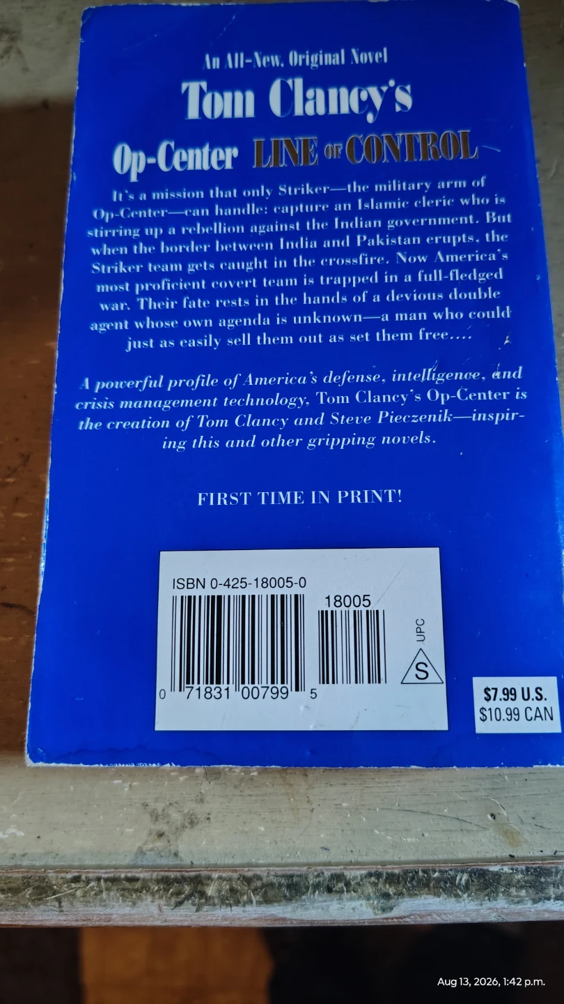 Tom Clancy's Op-Center: Line of Control Book - photo 2