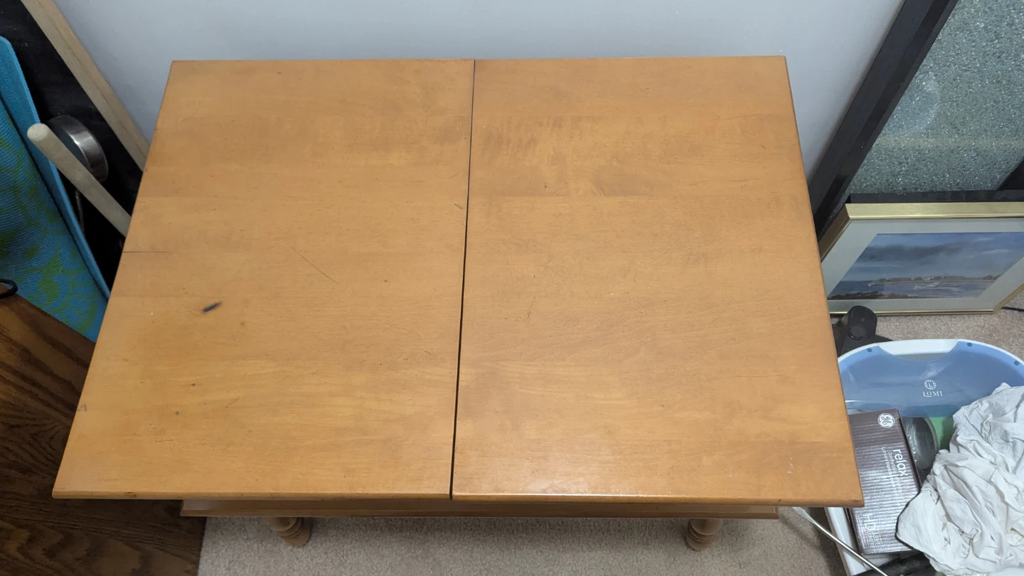 Vintage Dough Box / Sewing table - photo 3