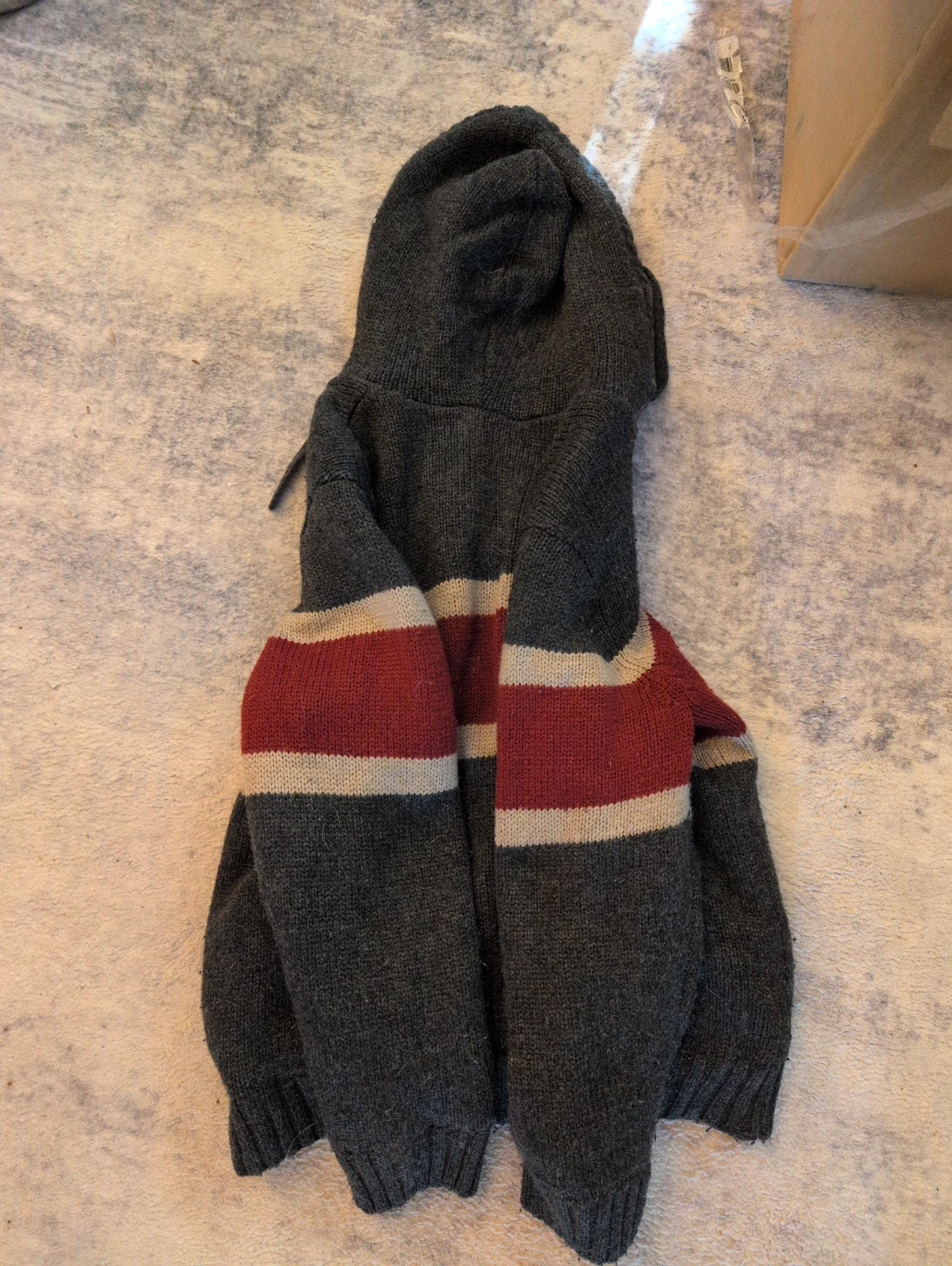 Wind River Striped Zip-Up Hoodie - Size M - photo 3