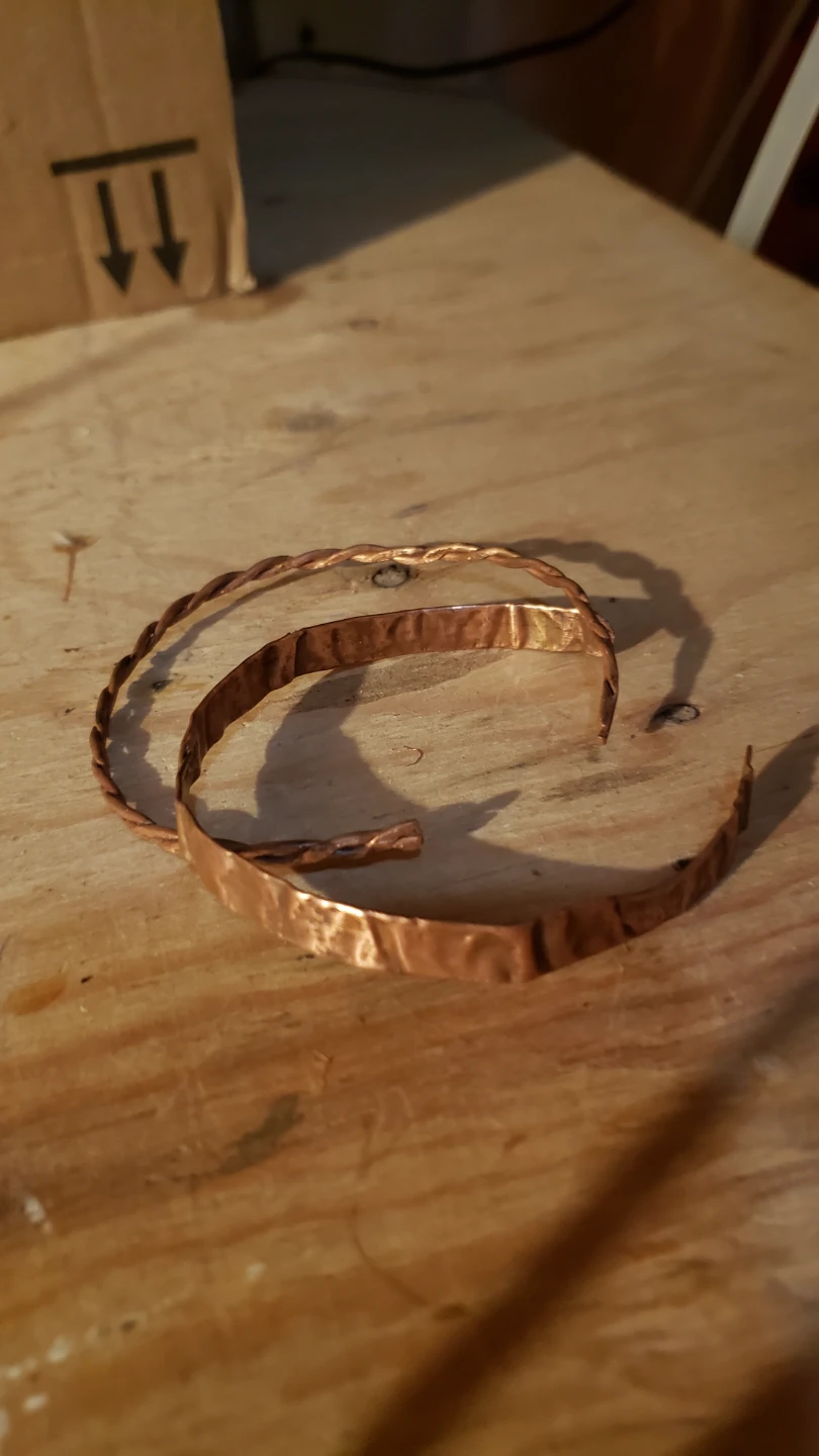 Bracelets, copper - photo 2