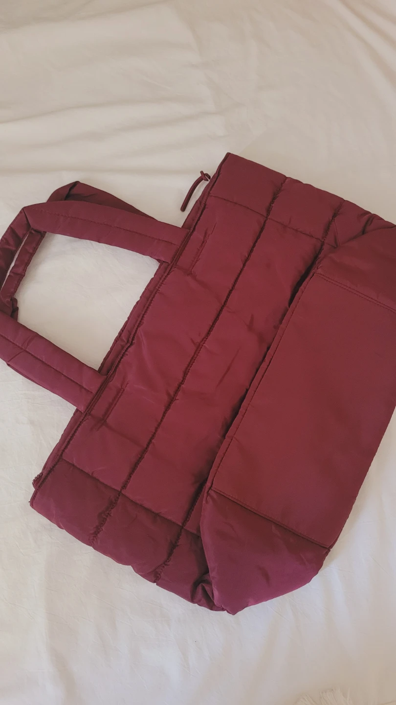 Brand new SPLITS59 Burgundy Quilted Gym / Everyday Tote - photo 5