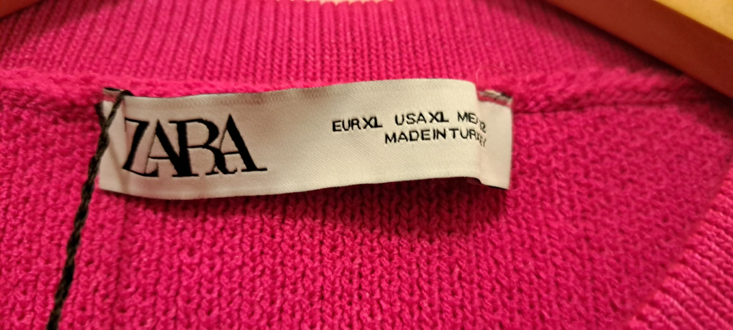ZARA Women's Short Sleeve Knit Cardigan - Pink - photo 2