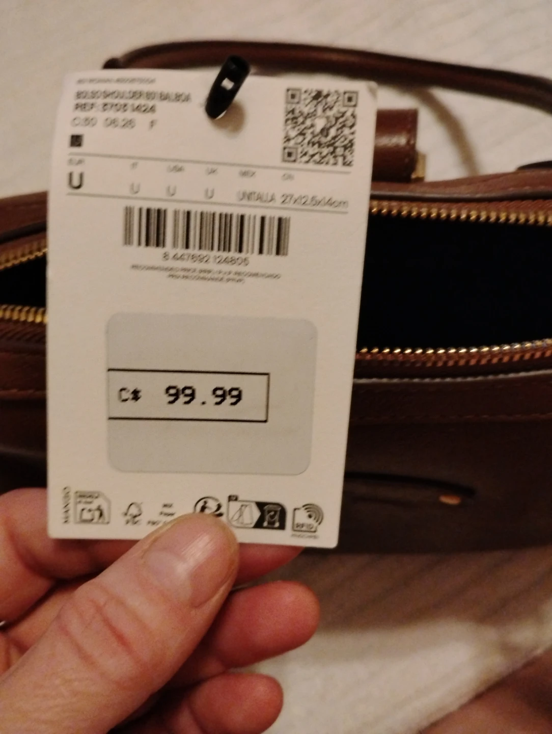 Brown Leather Shoulder Bag - photo 2