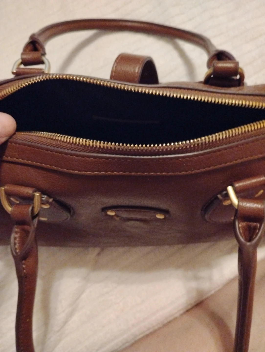 Brown Leather Shoulder Bag - photo 3
