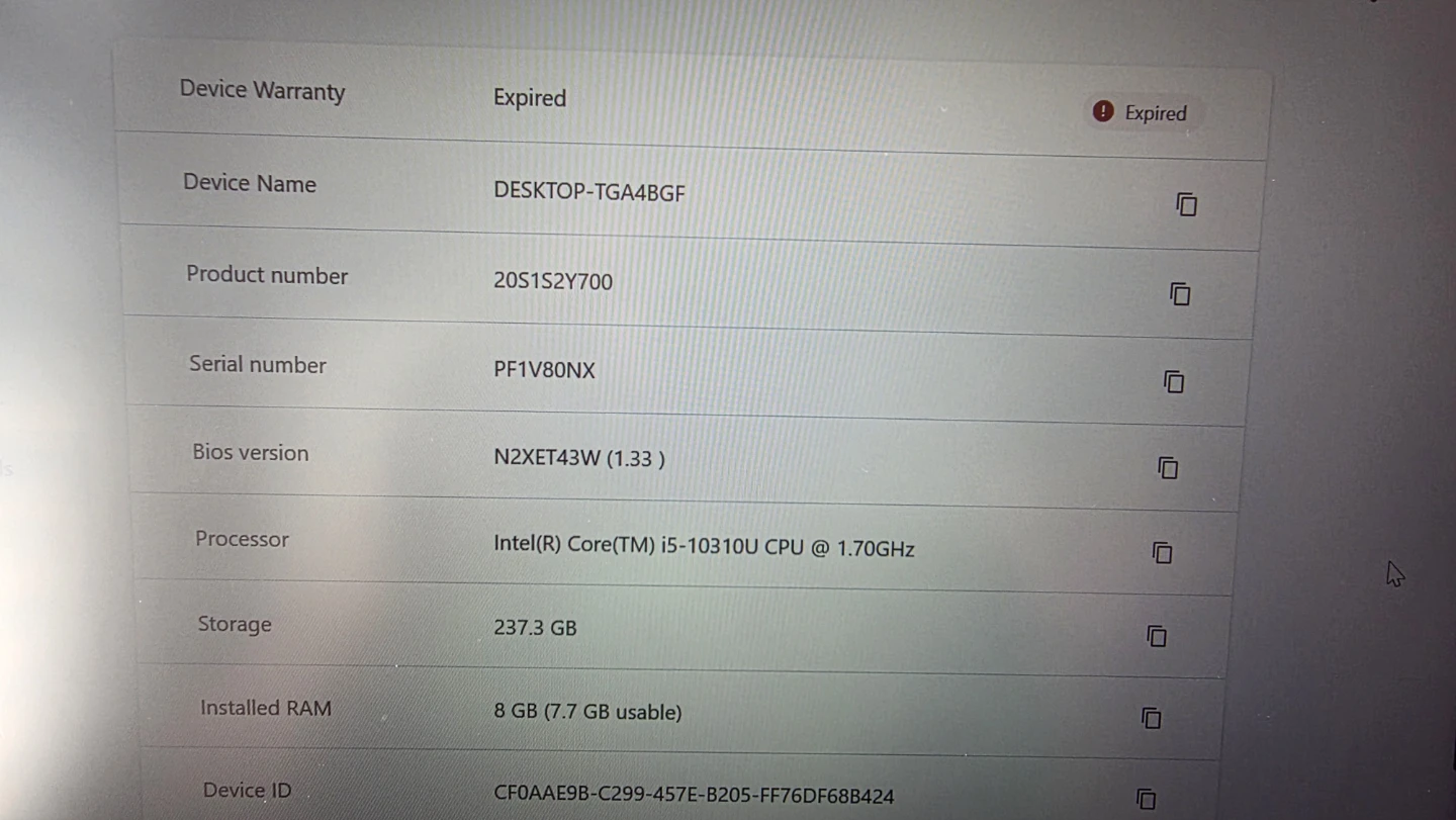 Lenovo ThinkPad T14 Gen 1 Laptop - photo 4