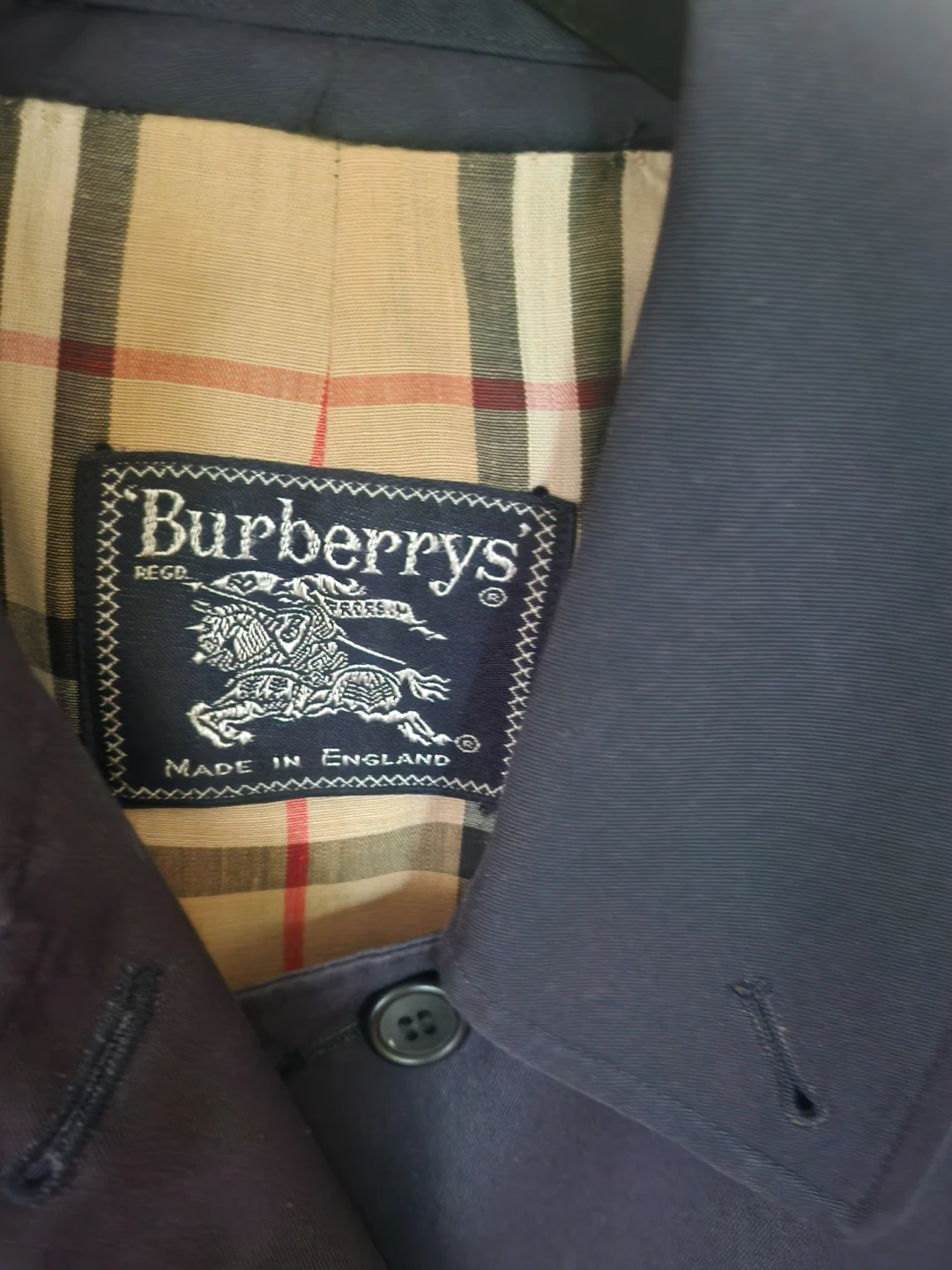 Authentic Vintage Burberrys Mac Coat  Made in England