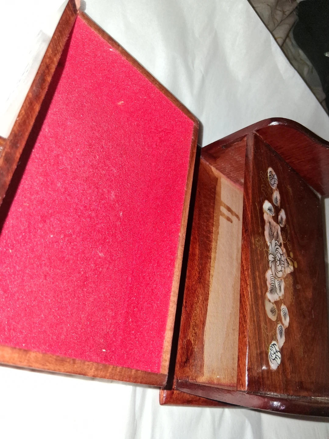 Mother of pearl inlay Vintage Decorative Vanity Mirror - photo 4