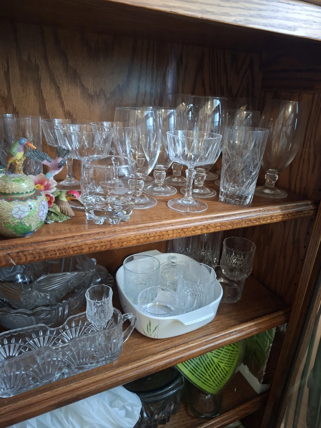 Cut Crystal Glassware Set
