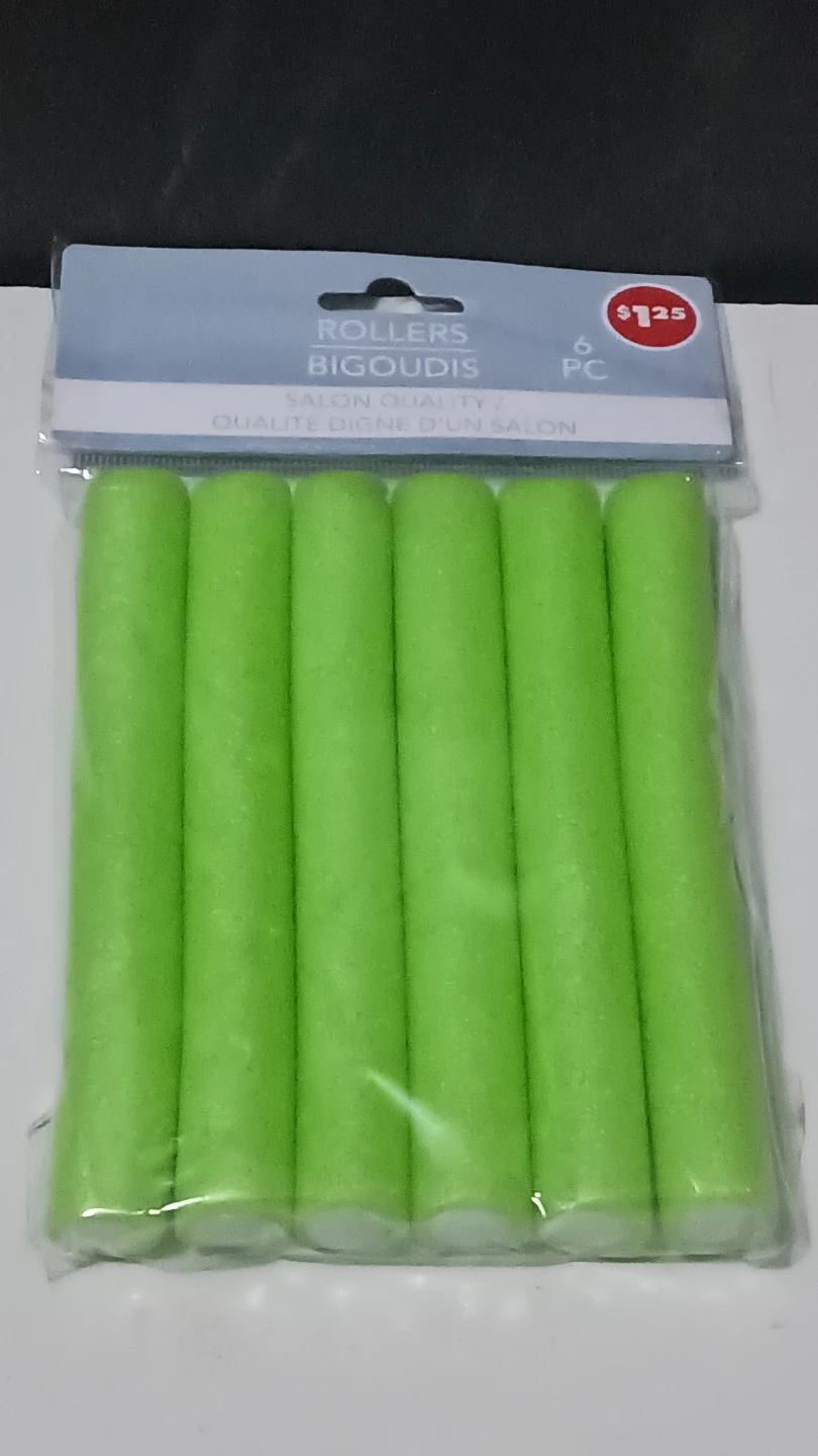 6 count Bigoudis Foam Rollers