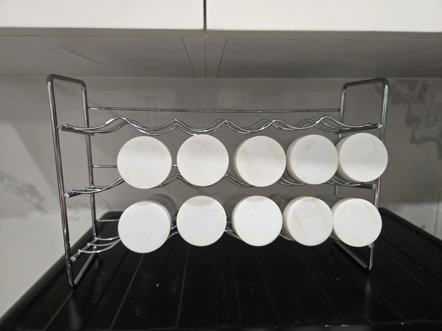Spice Rack with 10 Jars