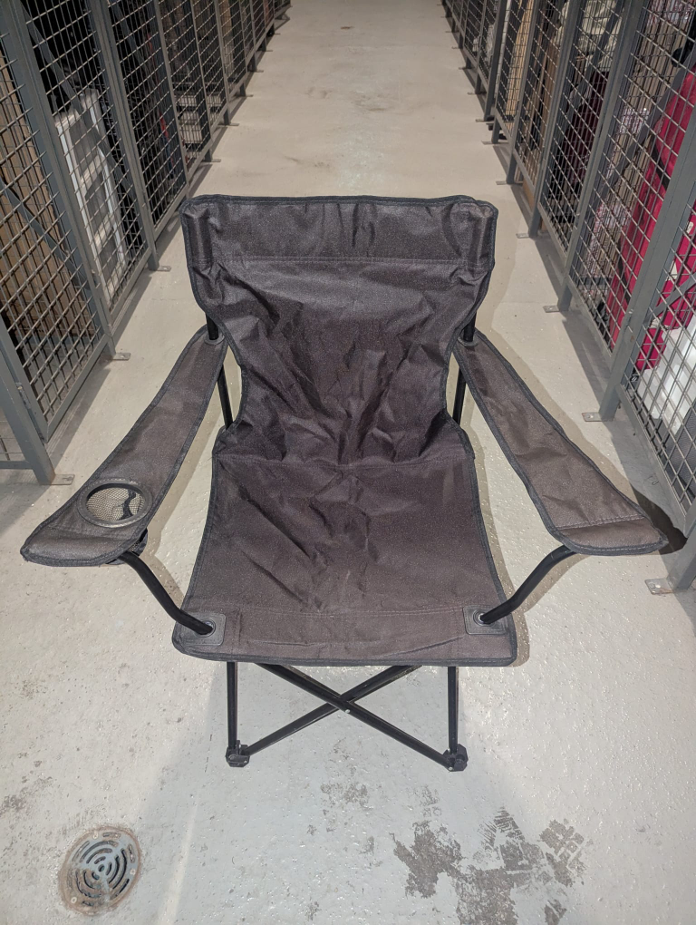 Ozark Trail Blue Folding Camp Chair with Cup Holder - photo 2