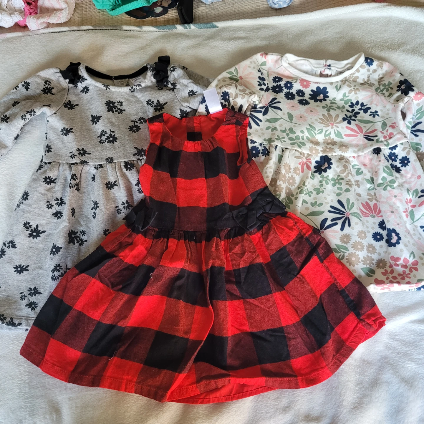 3 Toddler Girls Dresses Bundle
