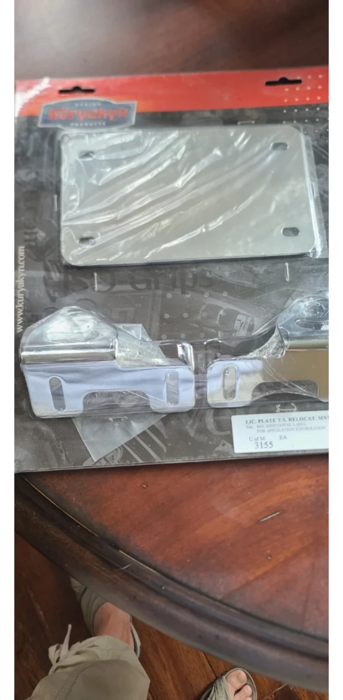 Harley Davidson License Plate T.S. Relocat. Mnt