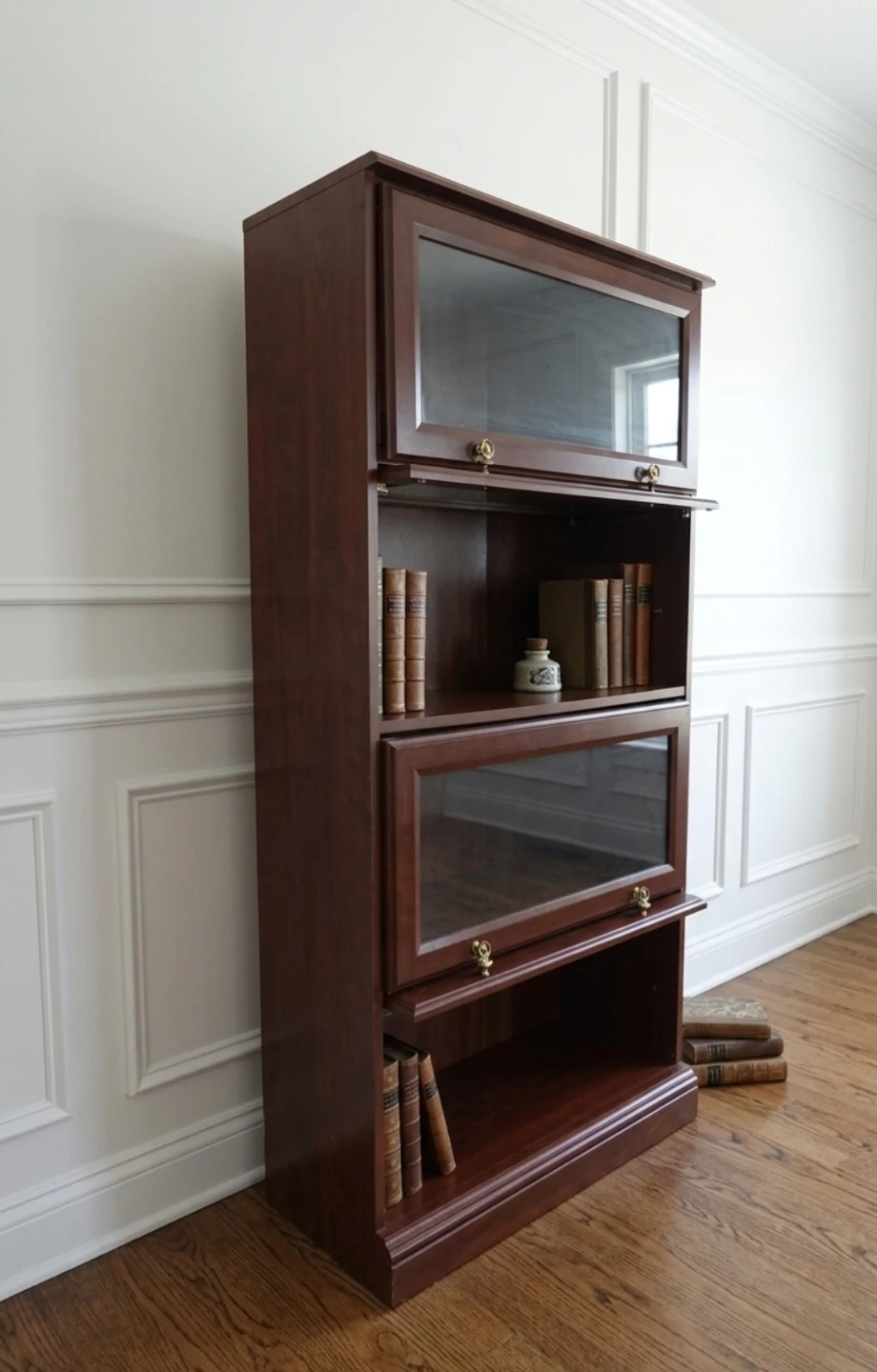 Four Tier Barrister Bookcase (Delivery Available)