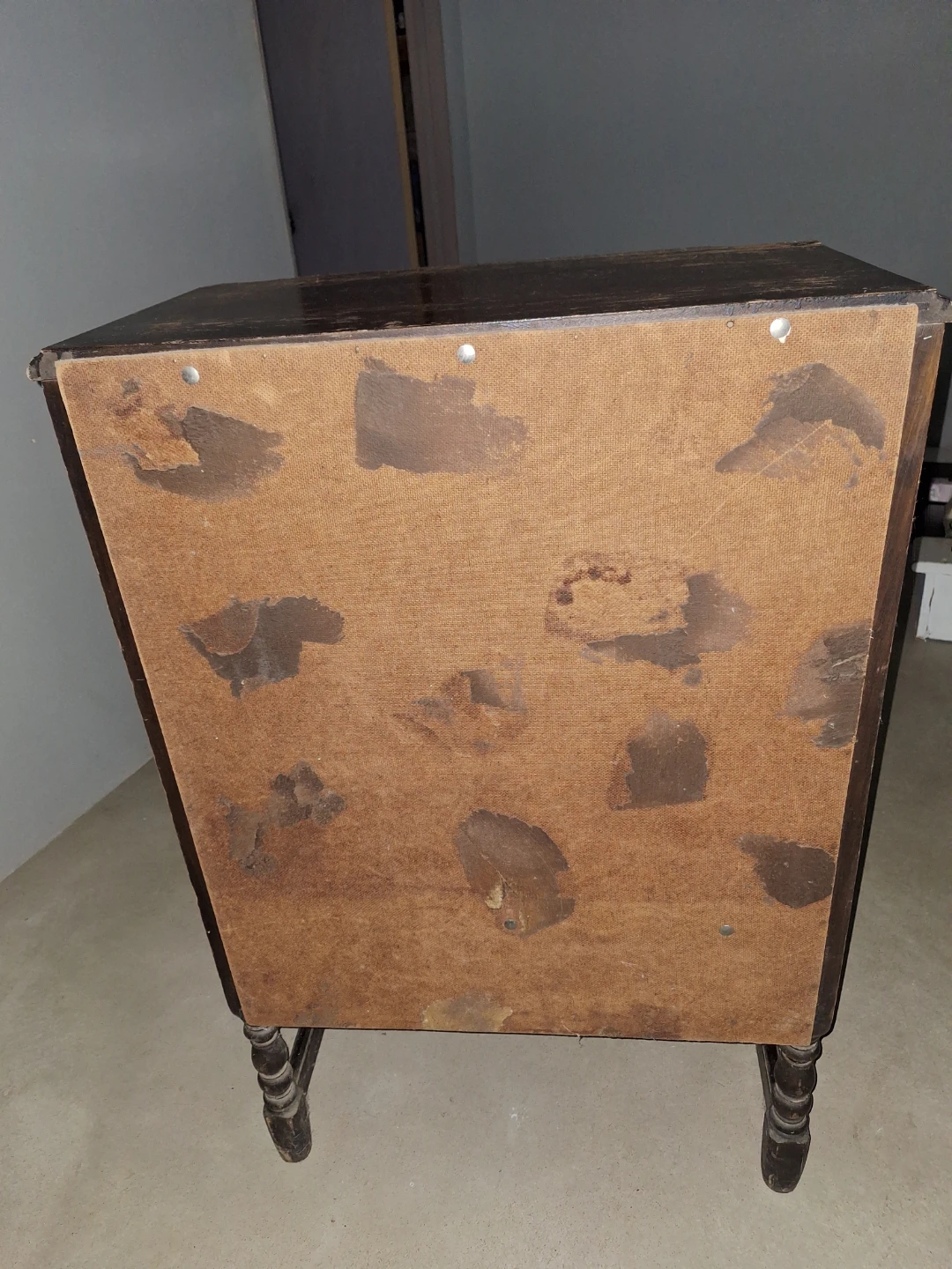 Antique Wooden 2-Shelf Cabinet - photo 4