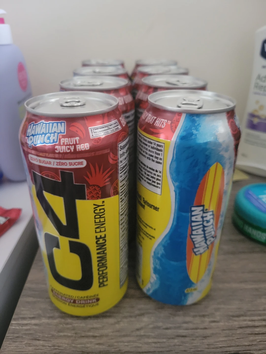 C4 Energy Drink Hawaiian Punch Juicy Red - 8 Cans