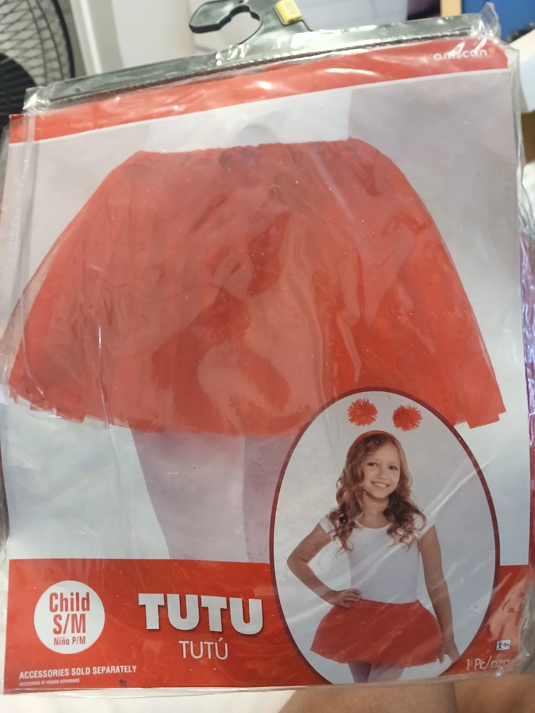 Child's Red Tutu Skirt - Size S/M