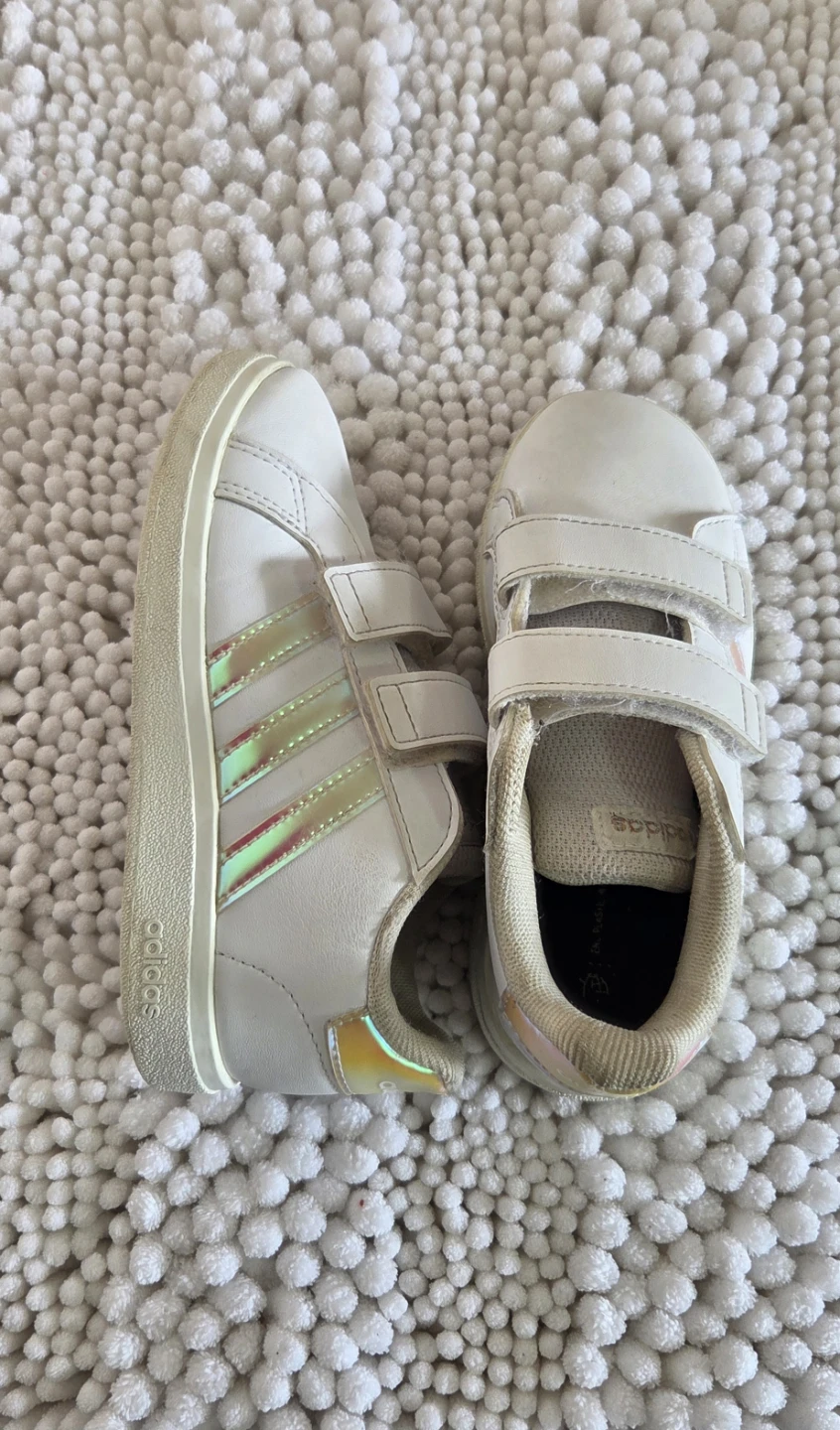 Adidas Grand Court Shoes - White/Iridescent - photo 2