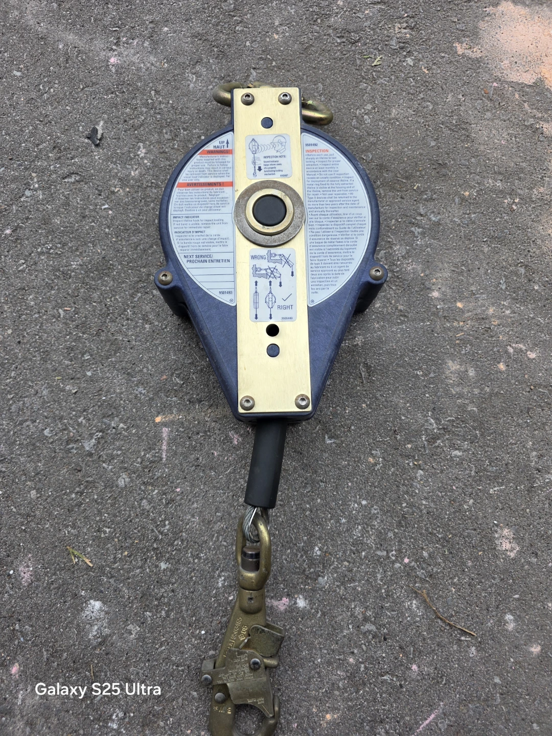 SALA Ultra-Lok Self Retracting Lifeline 30 ft