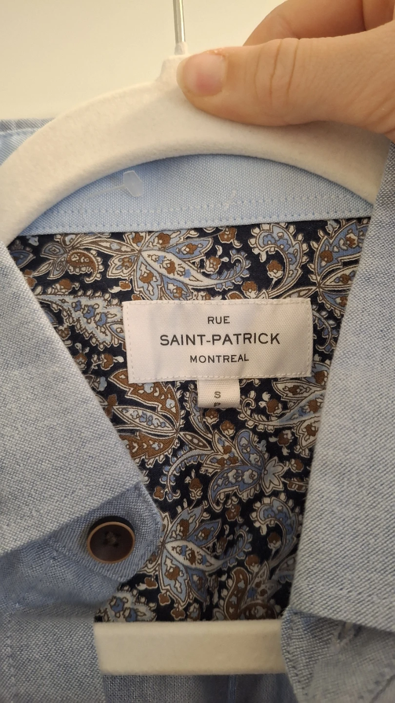 Long Sleeve Button-Up Shirt - Size S - photo 3
