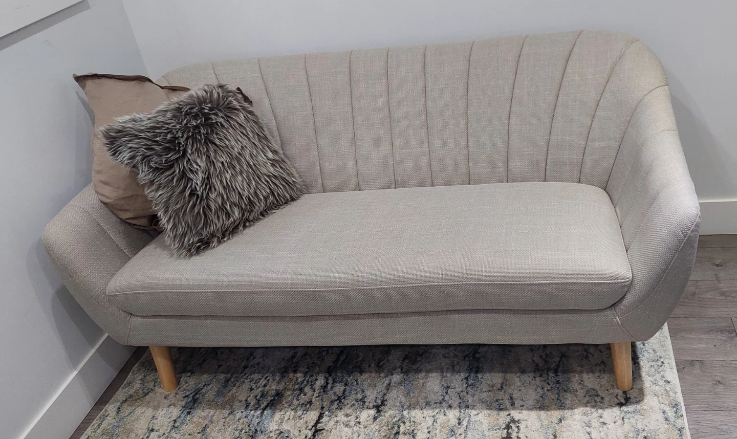 JYSK 2 Seater loveseat sofa - beige - new