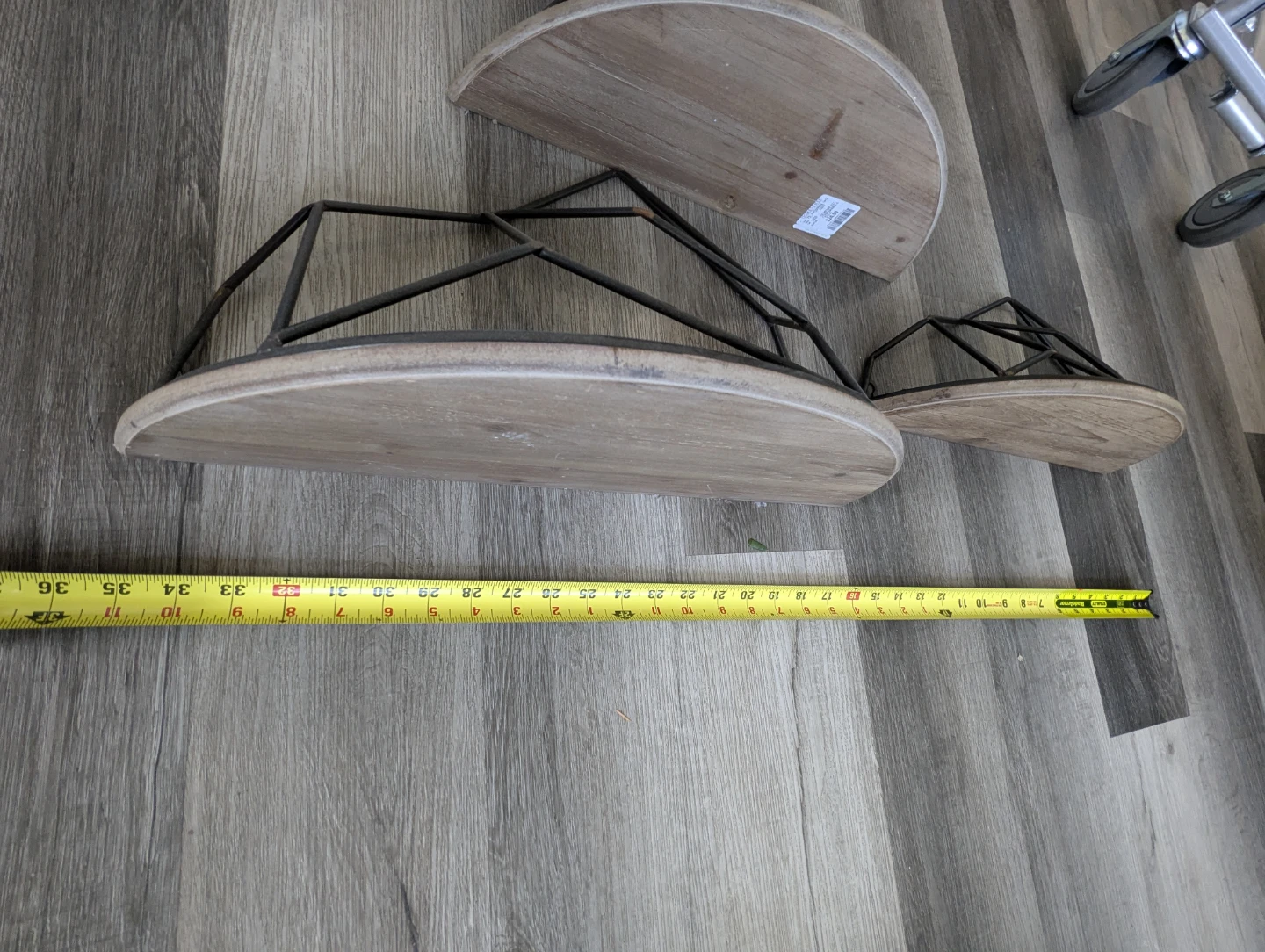 Set of 3 Geometric Wall Shelves - photo 2