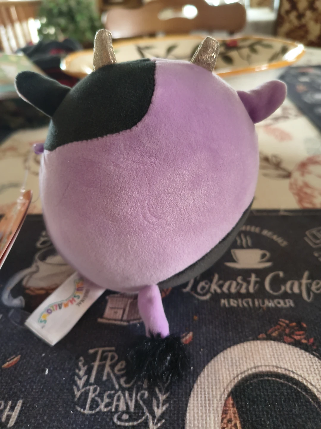 Squishmallows Alexie Purple Cow Plush - photo 3