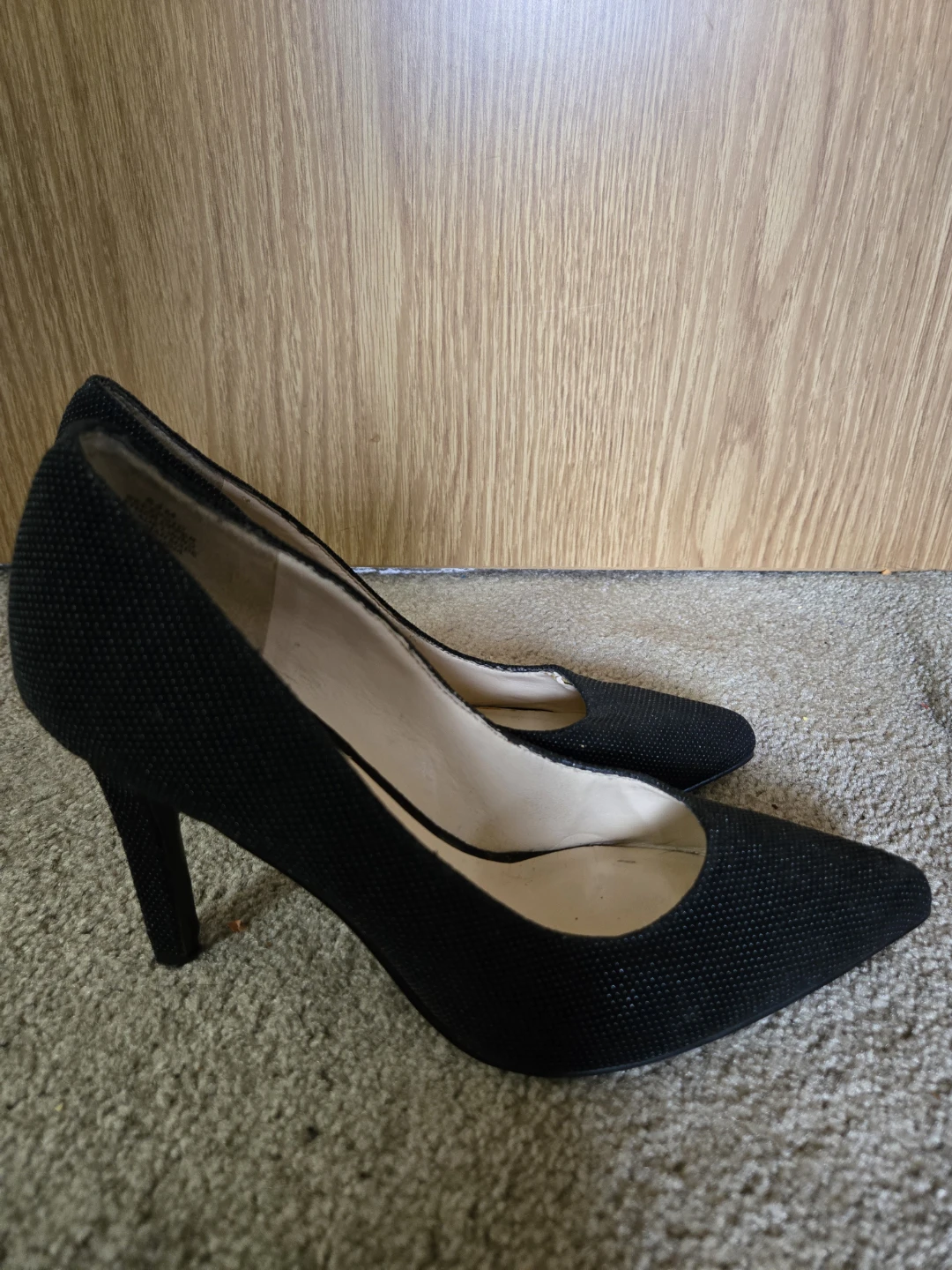 Nine West Black Fabric Pointed Toe Heels - photo 2