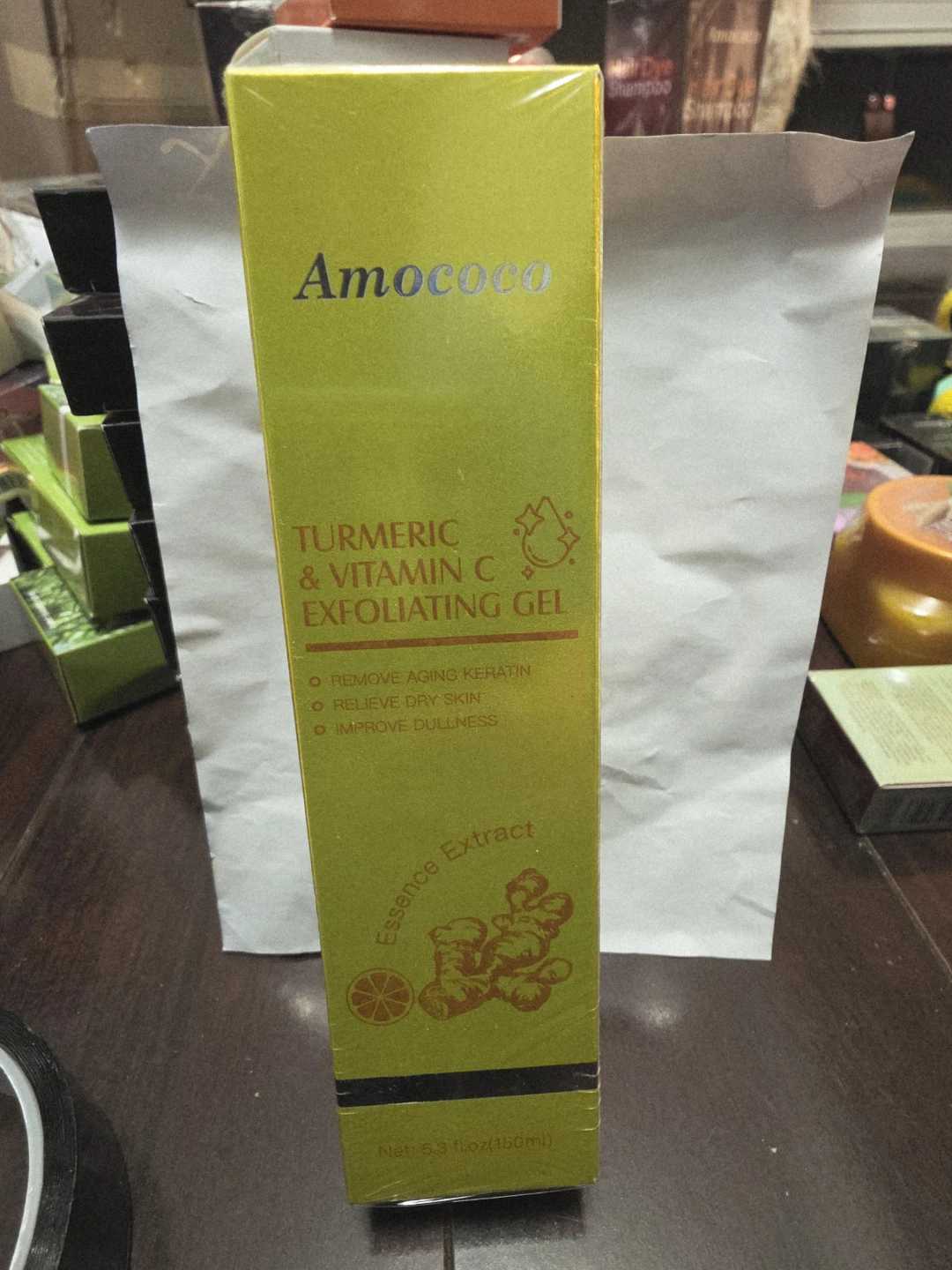 Turmeric & Vitamin C Exfoliating Gel - Brightening Facial Scrub