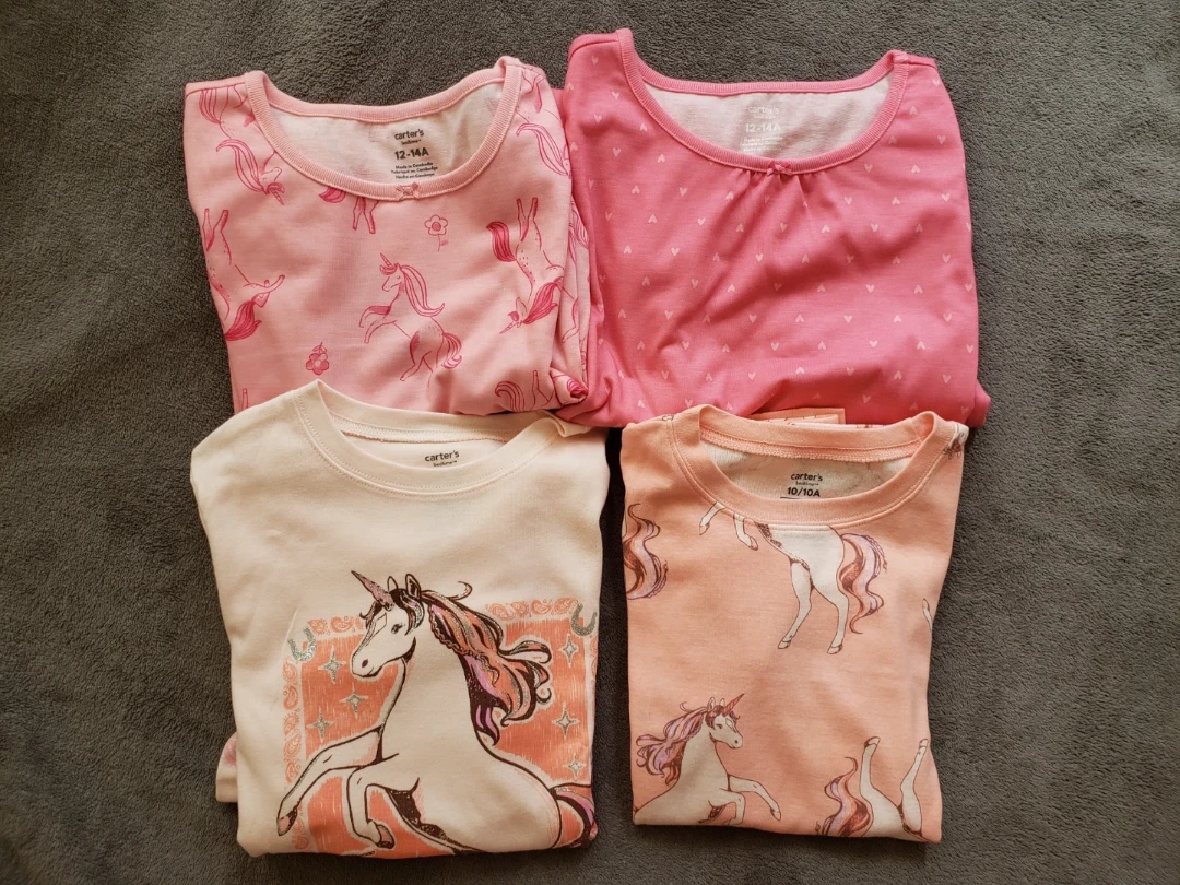 Carter's Kids Unicorn Pajama Set - Size 12-14