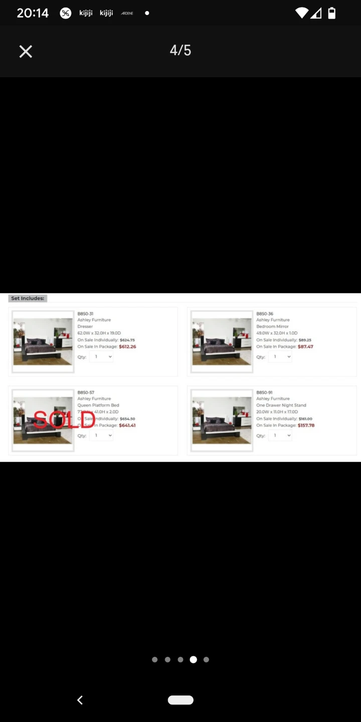 Bedroom Set by Ashley Furniture $175 - photo 4