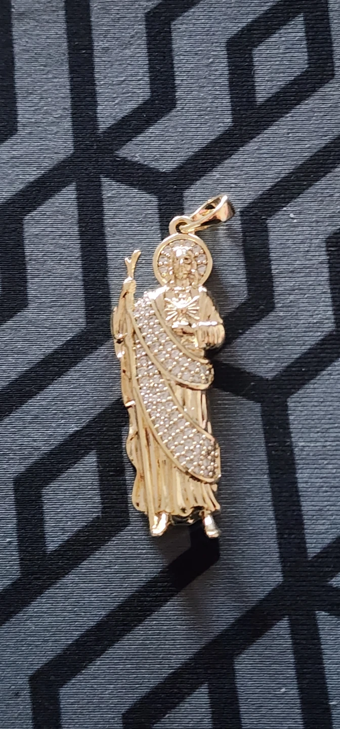 Gold plated St. Jude Pendant - photo 4
