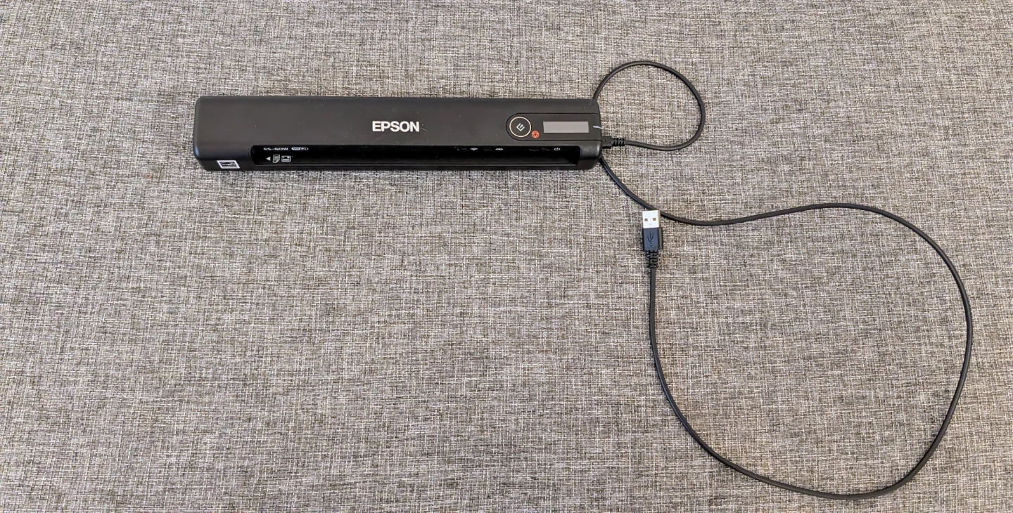 Brand New Epson ES-60W Portable Document Scanner