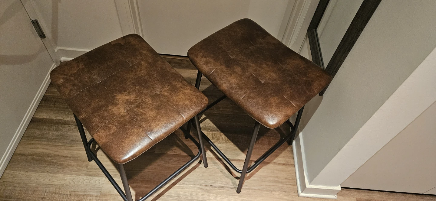 COUNTER BAR STOOLS SET OF 2 - photo 4