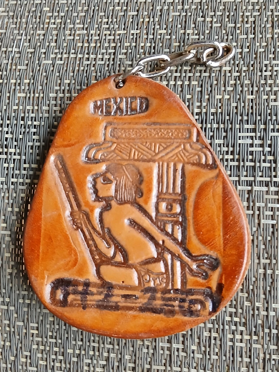 Wooden Mexico Keychain