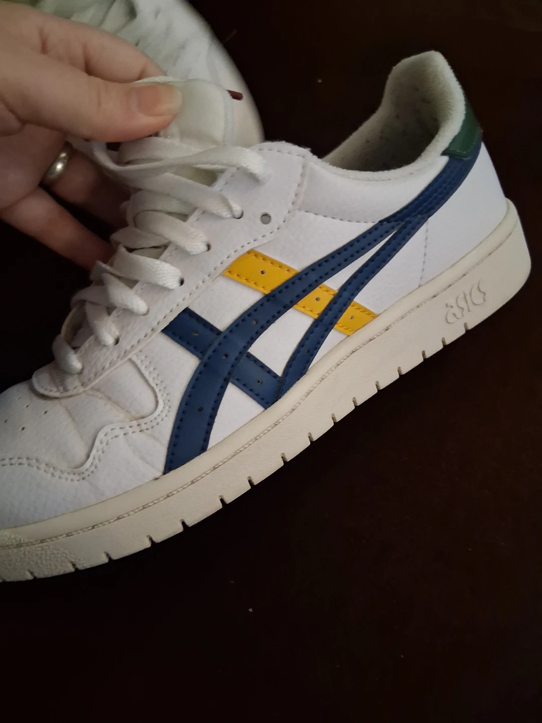 Asics White Sneakers Size 8