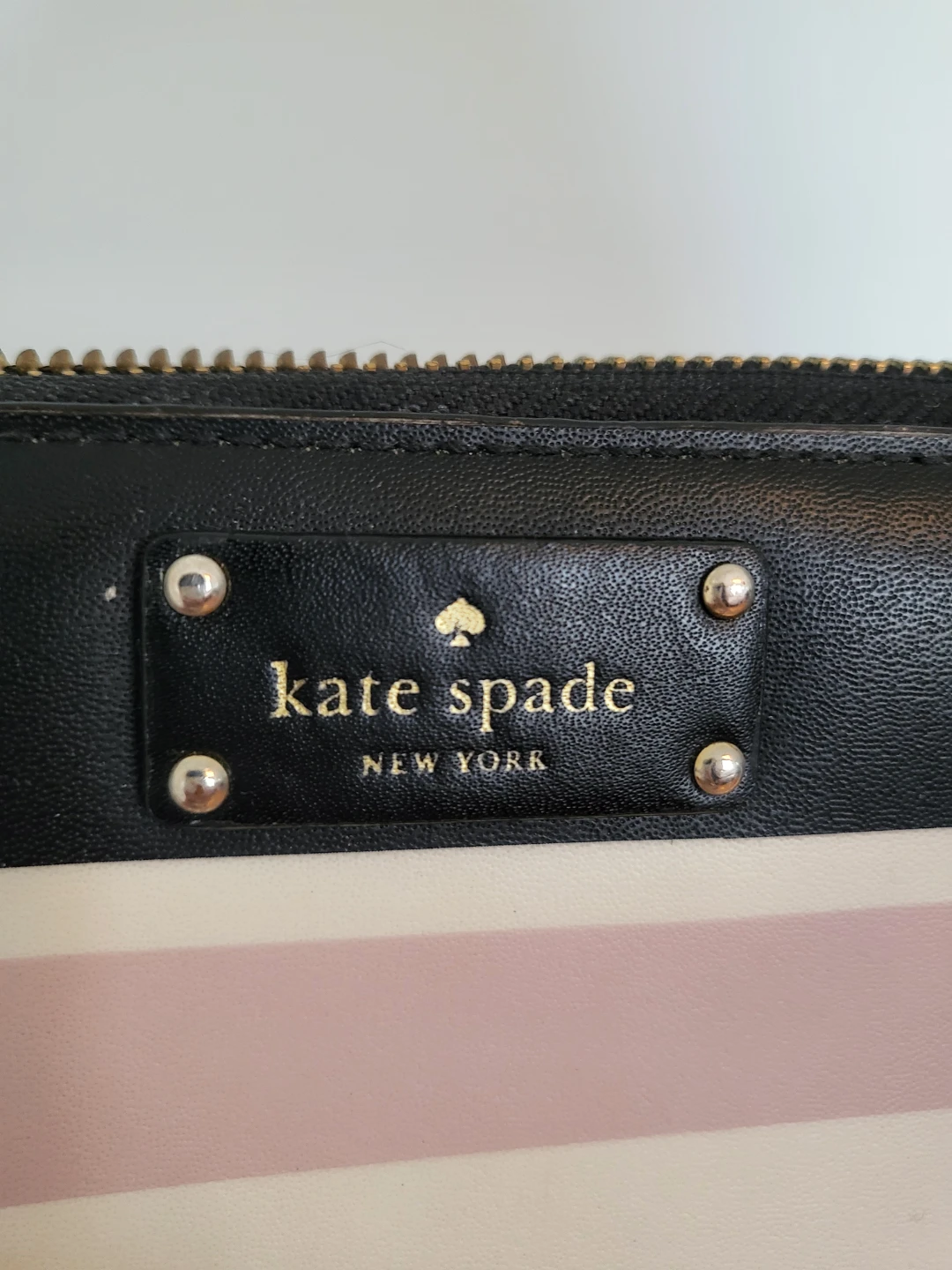 Kate Spade Striped Zip Around Wallet - photo 3